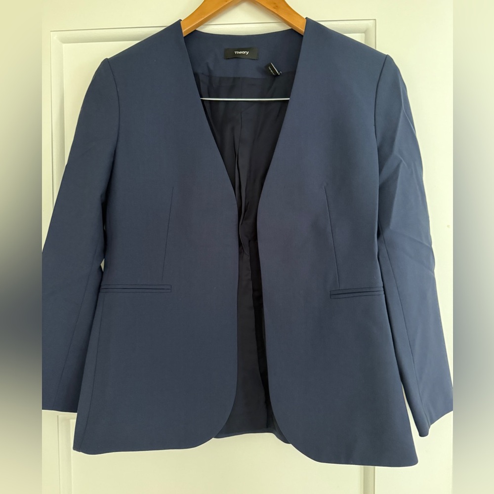 Theory Classic Blue Women's Blazer